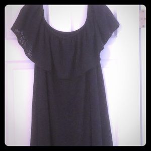 Black Off the Shoulder Dress Worn Once